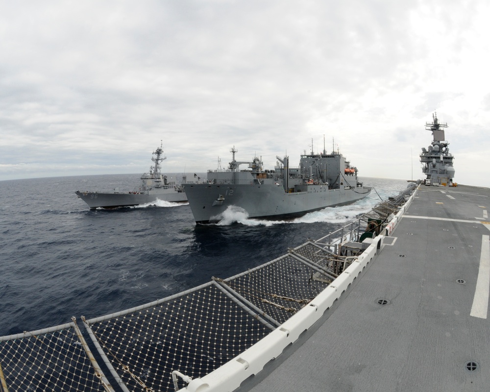 Ships replenished at sea