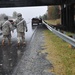 Soldiers patrol I-95 as Hurricane Sandy approaches