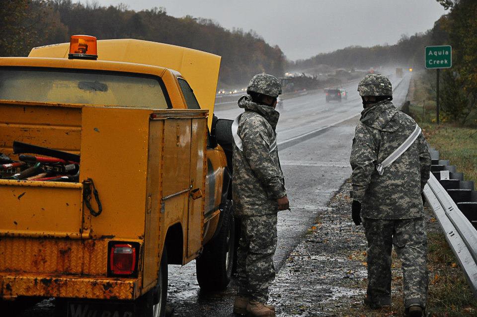 Guardsmen assist with Hurricane Sandy relief