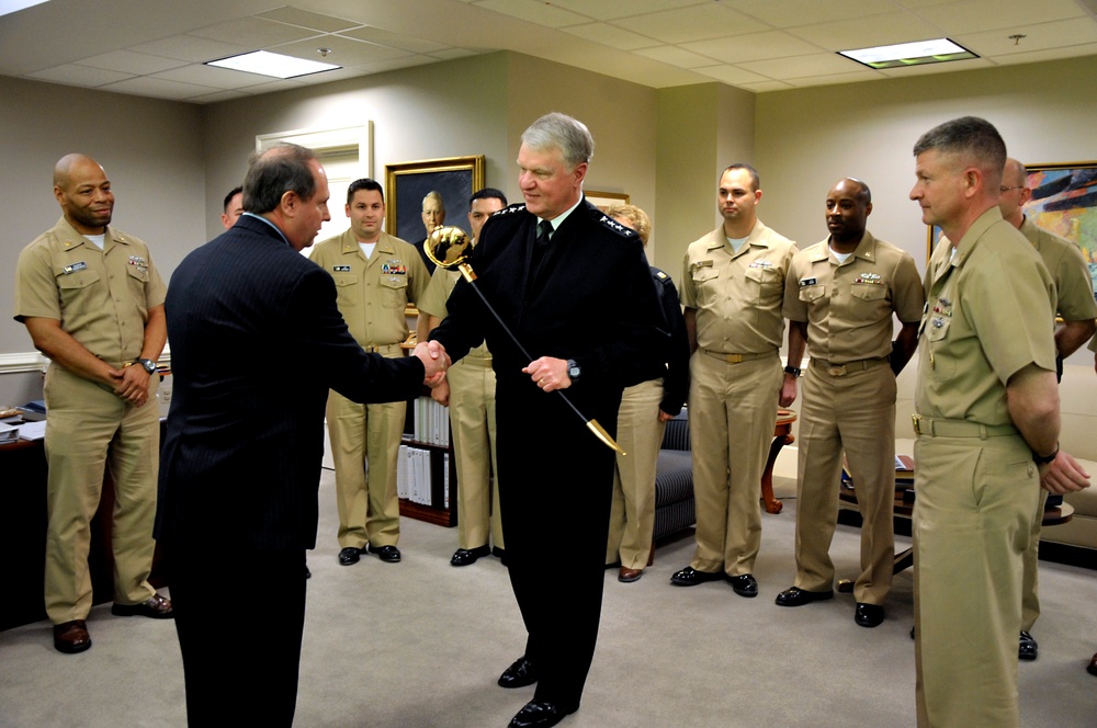 CNO receives cutlass