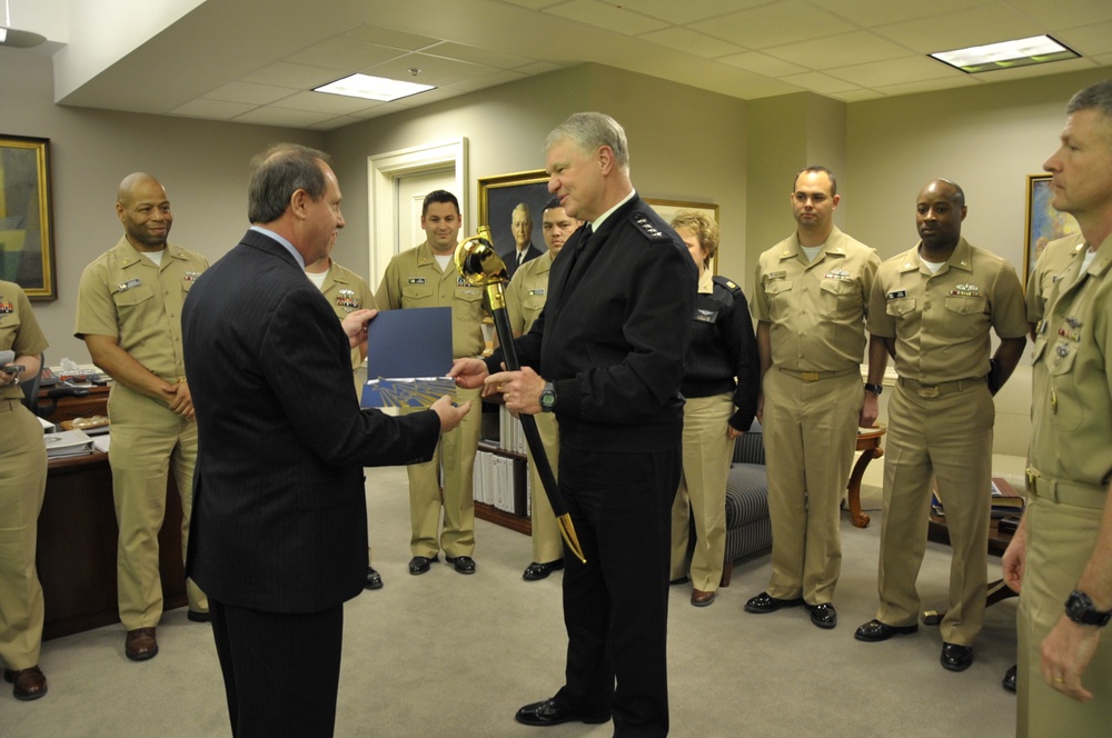 CNO made honorary master chief petty officer