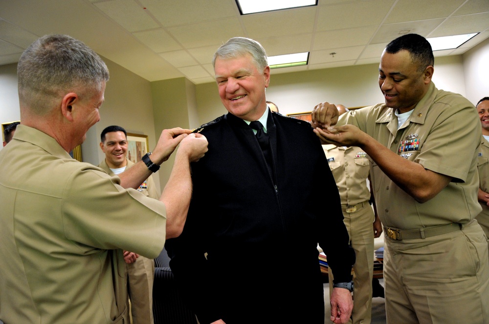 CNO made honorary master chief petty officer