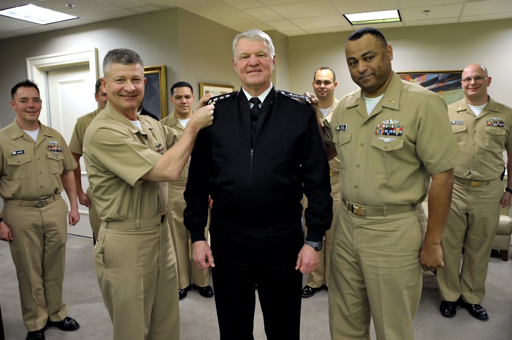 CNO made honorary master chief petty officer