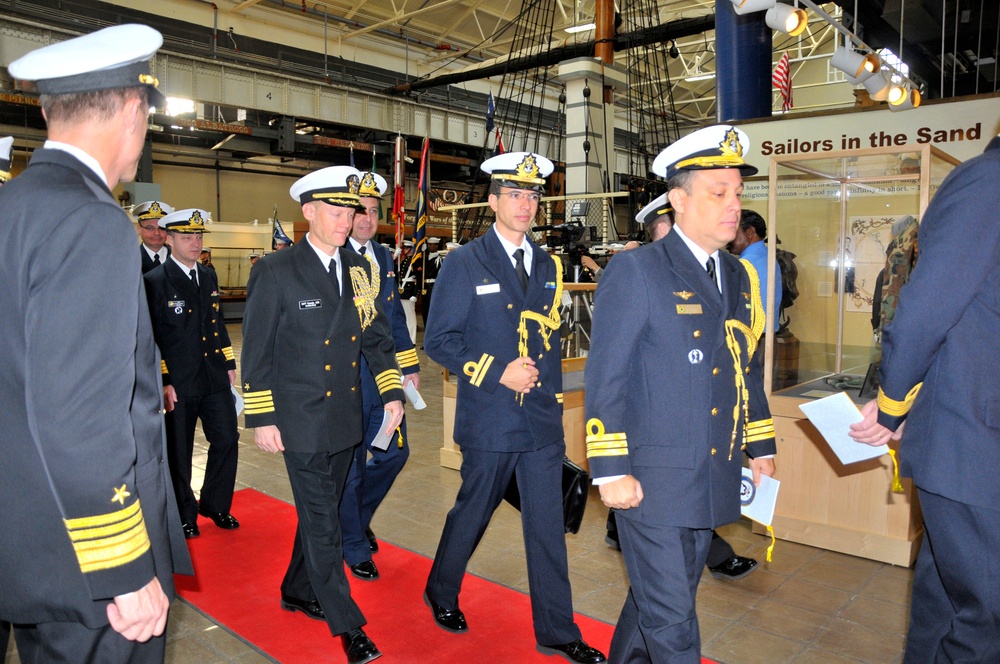 CNO hosts Brazilian navy commander