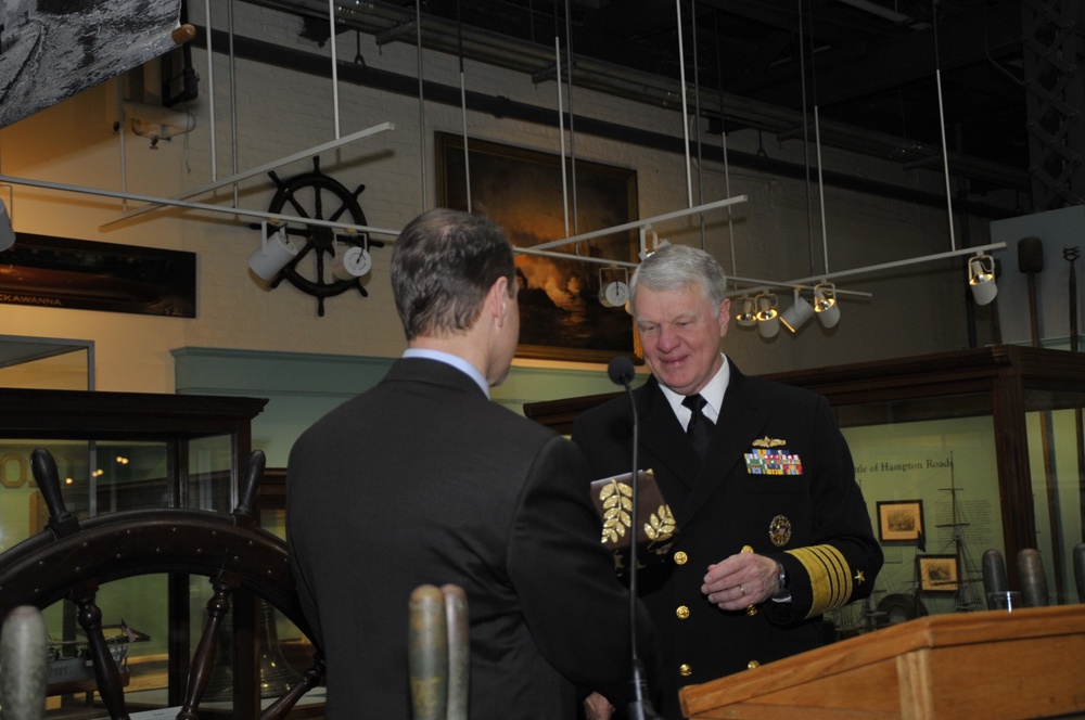 CNO speaks at Young Professionals Organization social