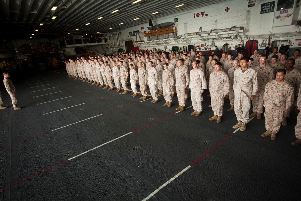 Promotion ceremony