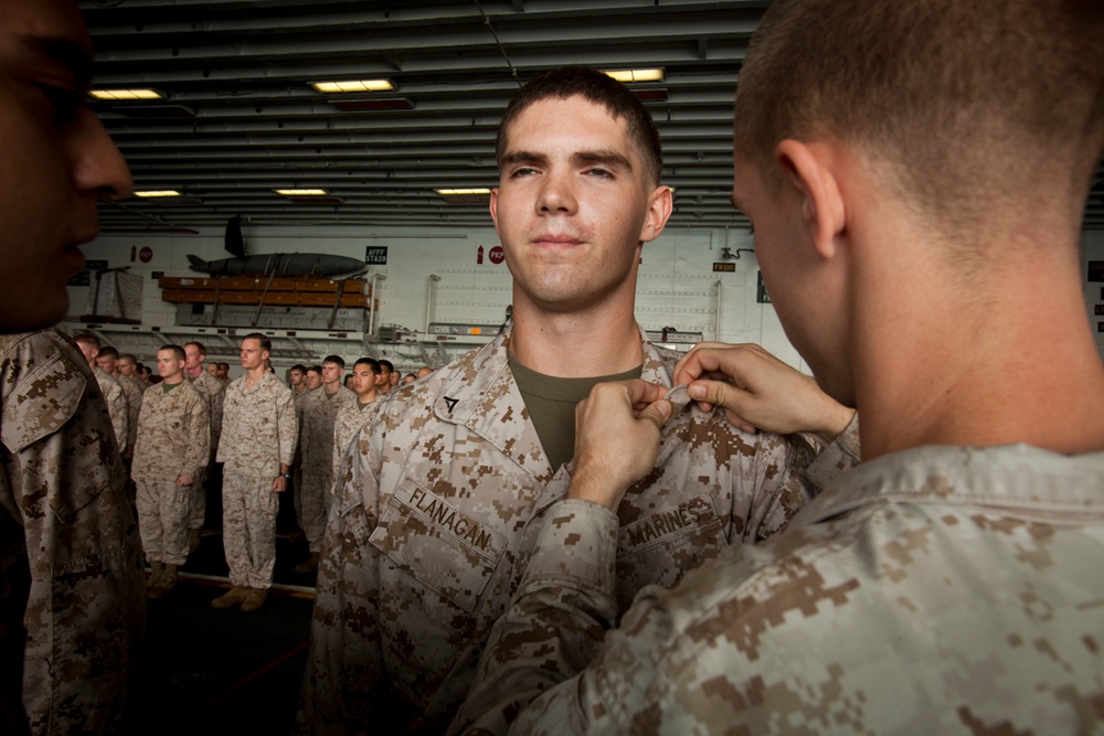 Promotion ceremony