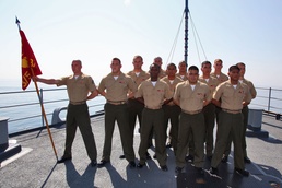 Marines graduate Corporals Course at-sea