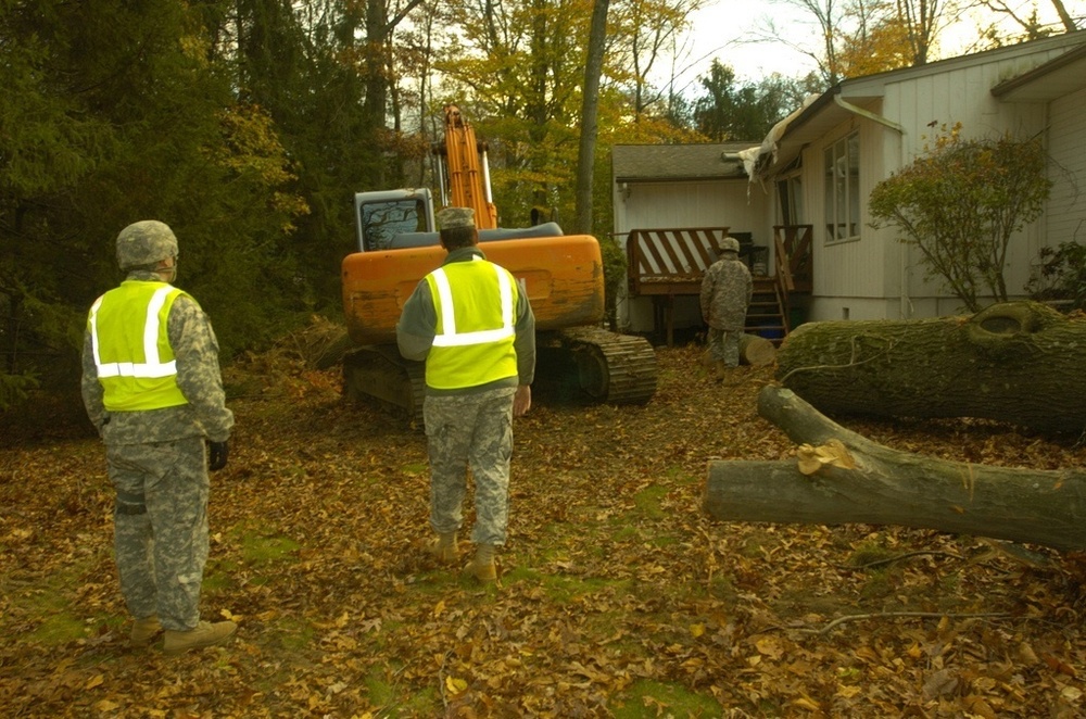 New York National Guard response to Hurricane Sandy