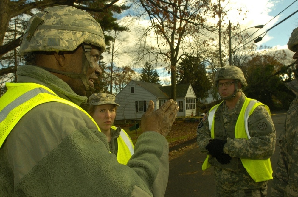 New York National Guard response to Hurricane Sandy