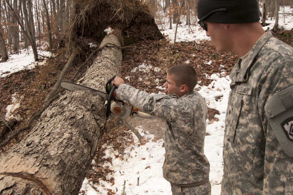 West Virginia National Guard assists Upshur County residents after Hurricane Sandy