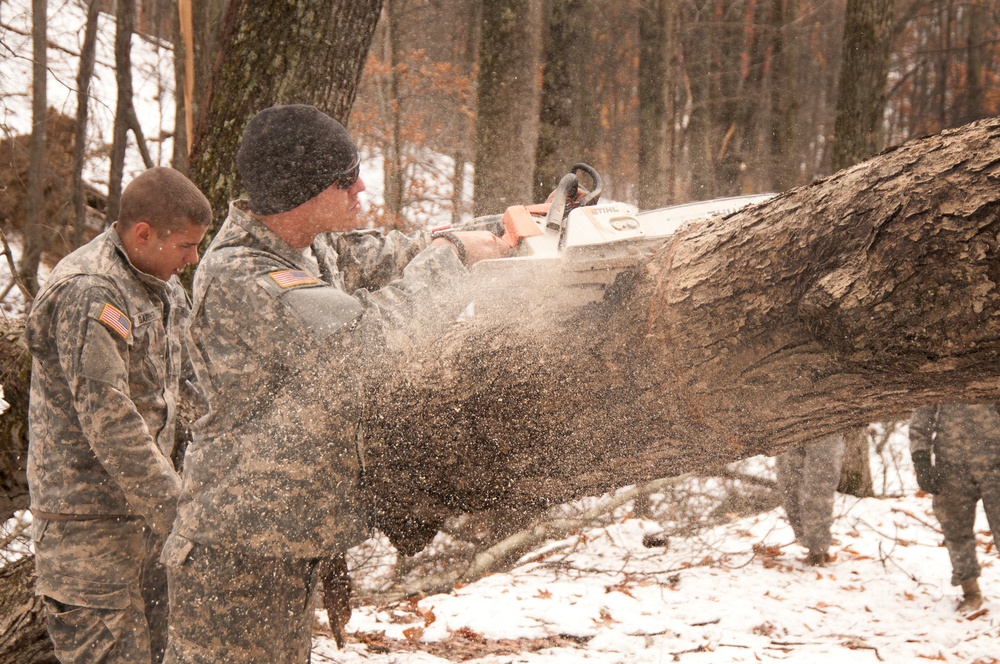 West Virginia National Guard assists Upshur County residents after Hurricane Sandy