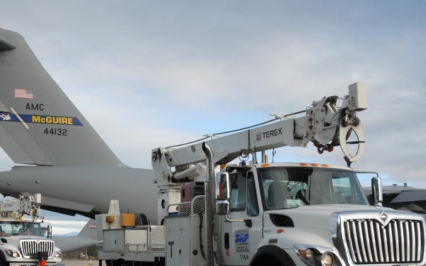 105th Airlift Wing supports Hurricane Sandy Lean Forward relief efforts