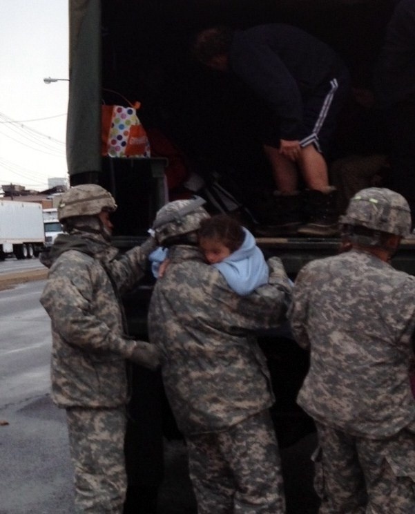 New York National Guard responds to Hurricane Sandy