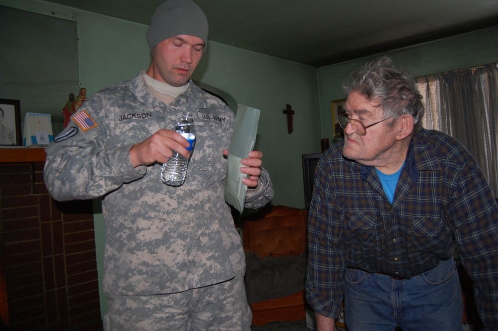 West Virginia Guard soldiers deliver food, water to Pickens residents