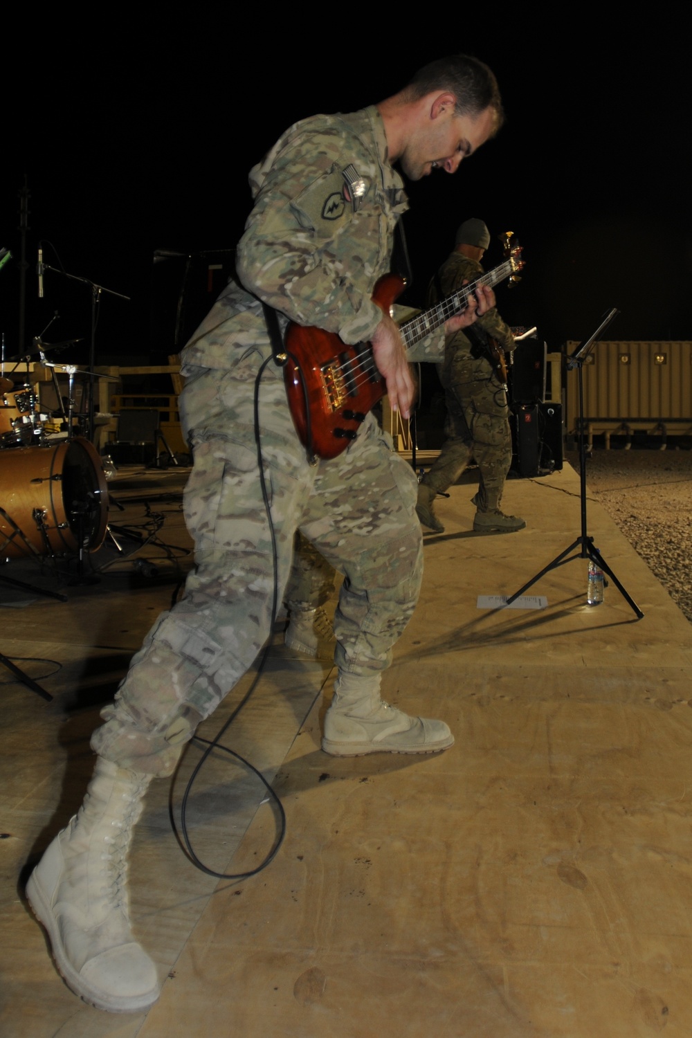 Trigger Happy entertains troops in Southern Afghanistan