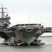 USS Enterprise arrives at Naval Station Norfolk