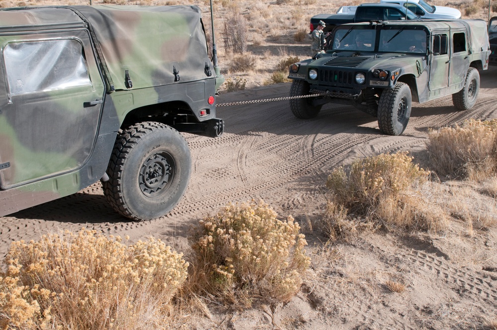 Nevada Guard unit trains to tow in a pinch
