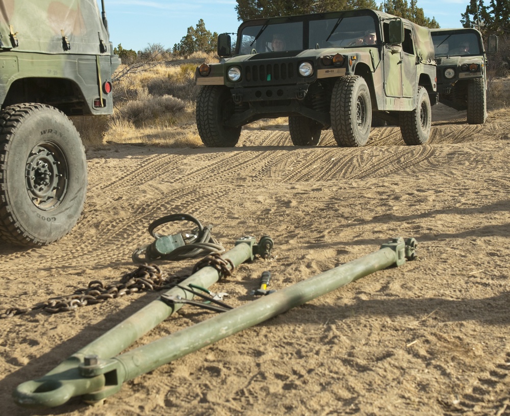 Nevada Guard unit stages tow equipment