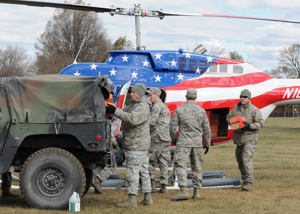 Supplies from the air