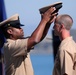 Pinning ceremony aboard USS Carl Vinson