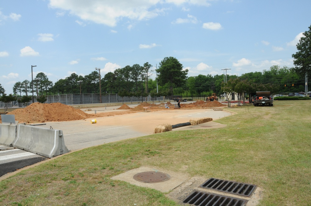 Congressman Dickinson gate construction