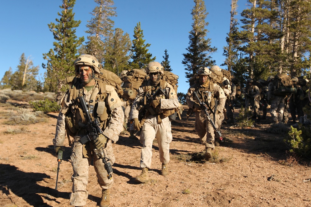 ‘America’s Battalion’ takes on Sierra Nevada Mountains