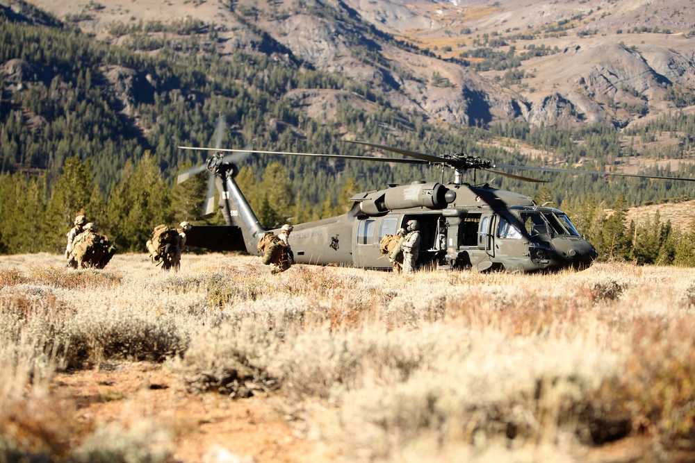 ‘America’s Battalion’ takes on Sierra Nevada Mountains