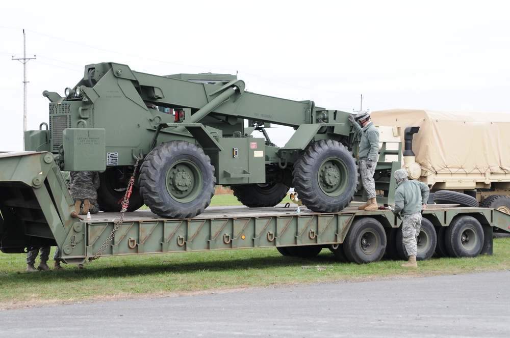 Army Reserve responds to Hurricane Sandy