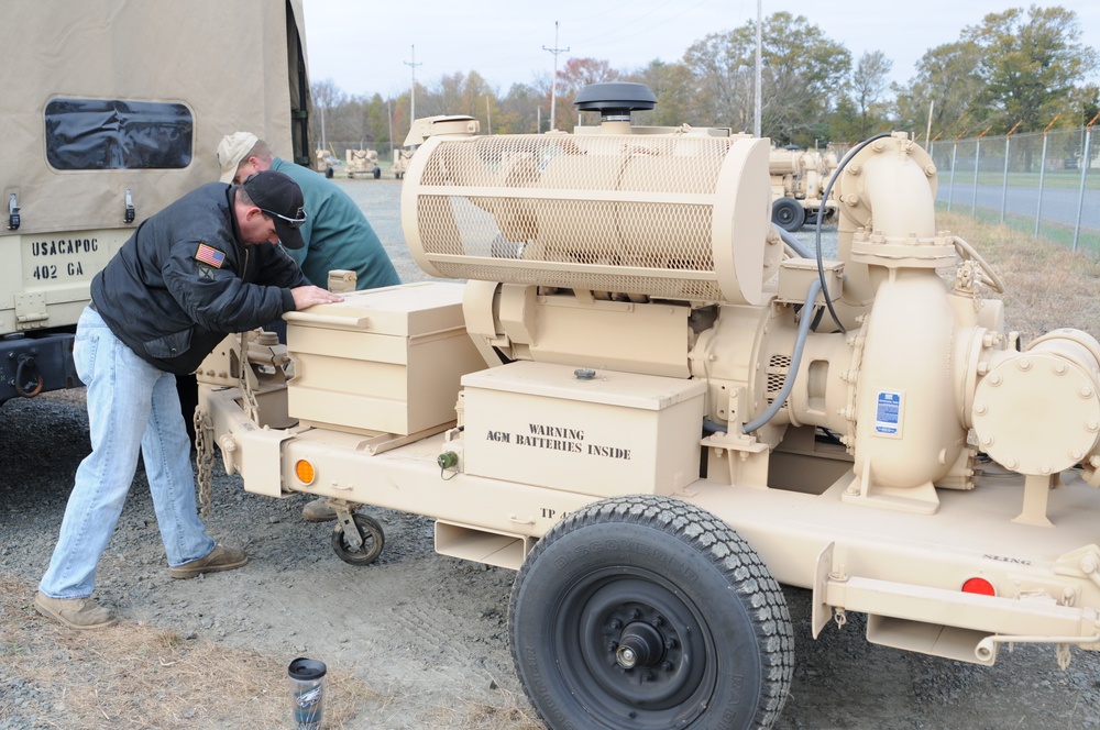 Army Reserve and Department of Logistics respond to Hurricane Sandy