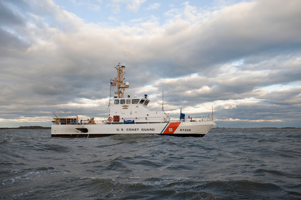 Coast Guard crew performs Sandy Hook, NJ, waterways law enforcement patrol