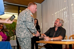 TV chef Guy Fieri serves up thanks at JBLM