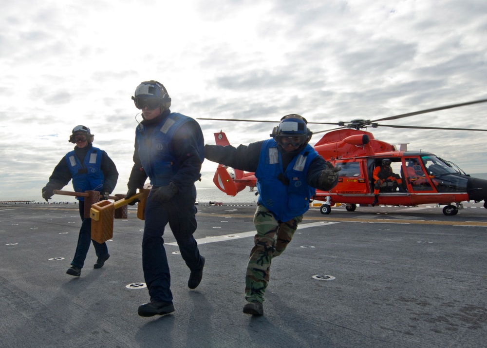 USS Wasp flight deck