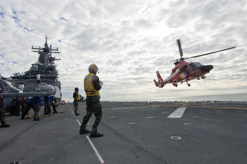 USS Wasp flight deck