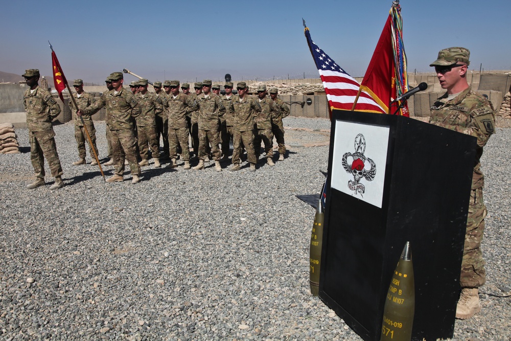 Change of command ceremony