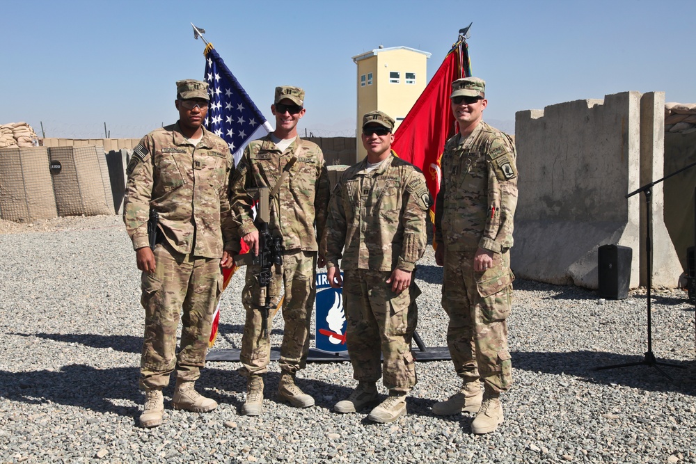 Change of command ceremony