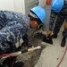 USS George H.W. Bush sailors at work