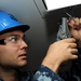 USS George H.W. Bush sailors at work
