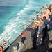 Live-fire exercise aboard USS Vicksburg