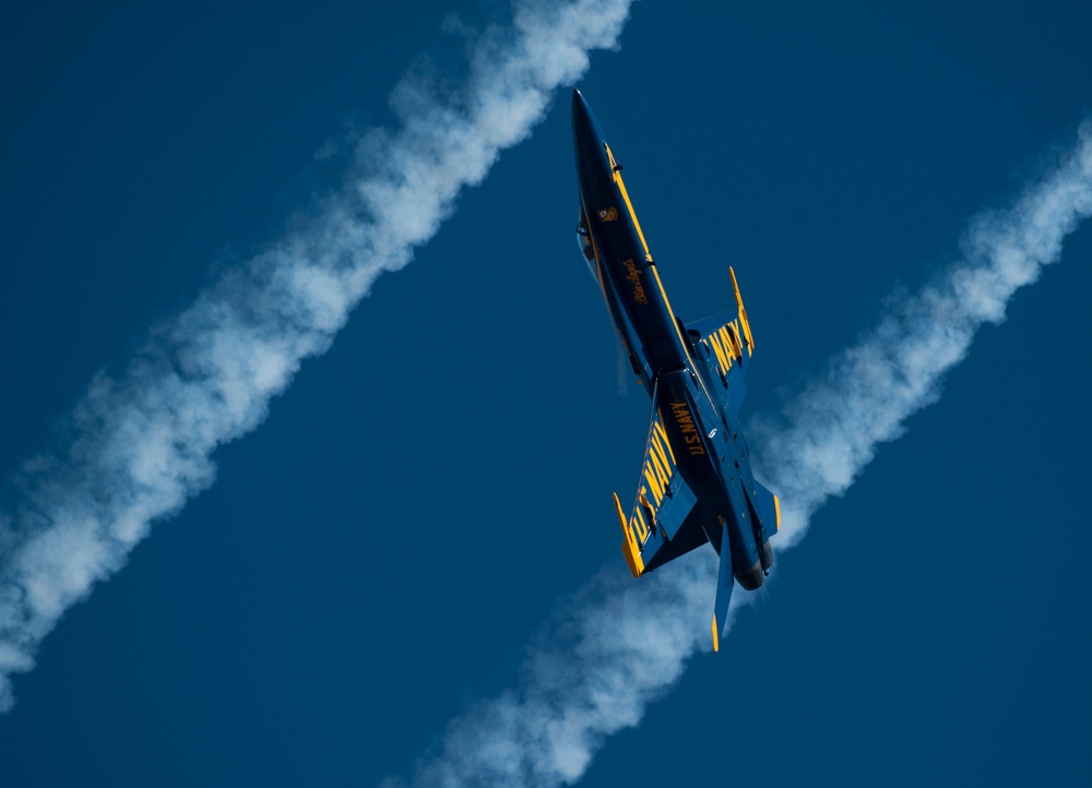 Blue Angels perform during air show