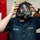 Sailor inspects mask Sailor inspects mask