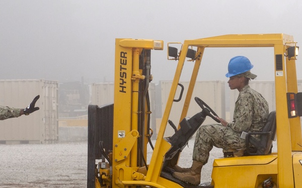 Expeditionary Training Group races Hurricane Sandy to finish Exercise