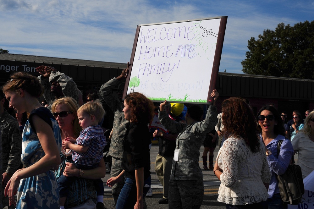 17th Airlift Squadron redeployment