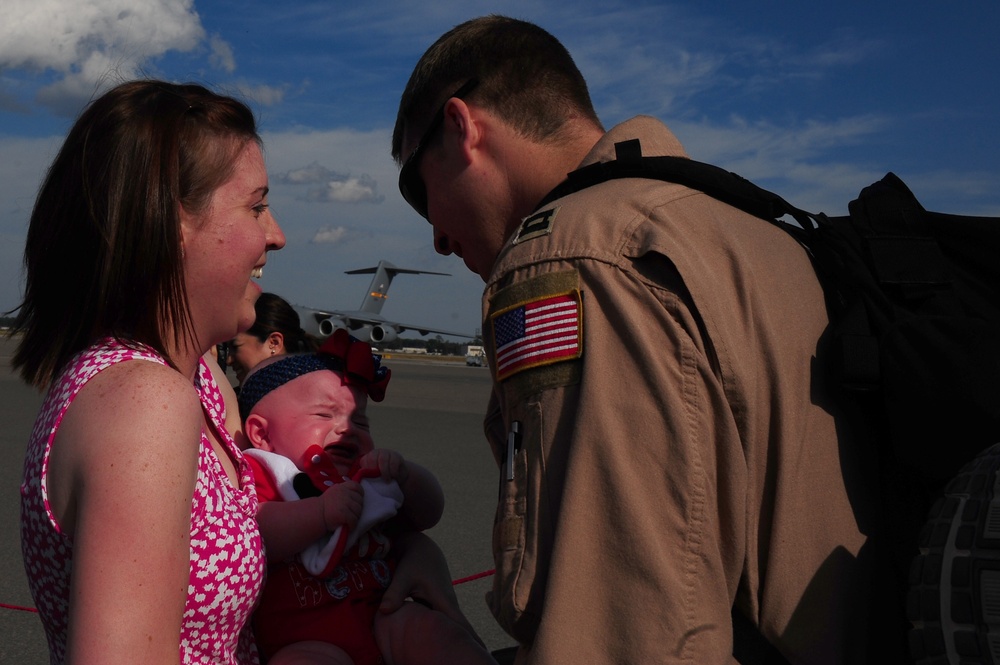 17th Airlift Squadron redeployment