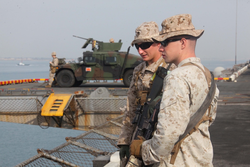 USS Iwo Jima in Suez Canal