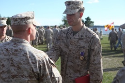 Los Angeles native awarded Purple Heart for actions in Helmand Province