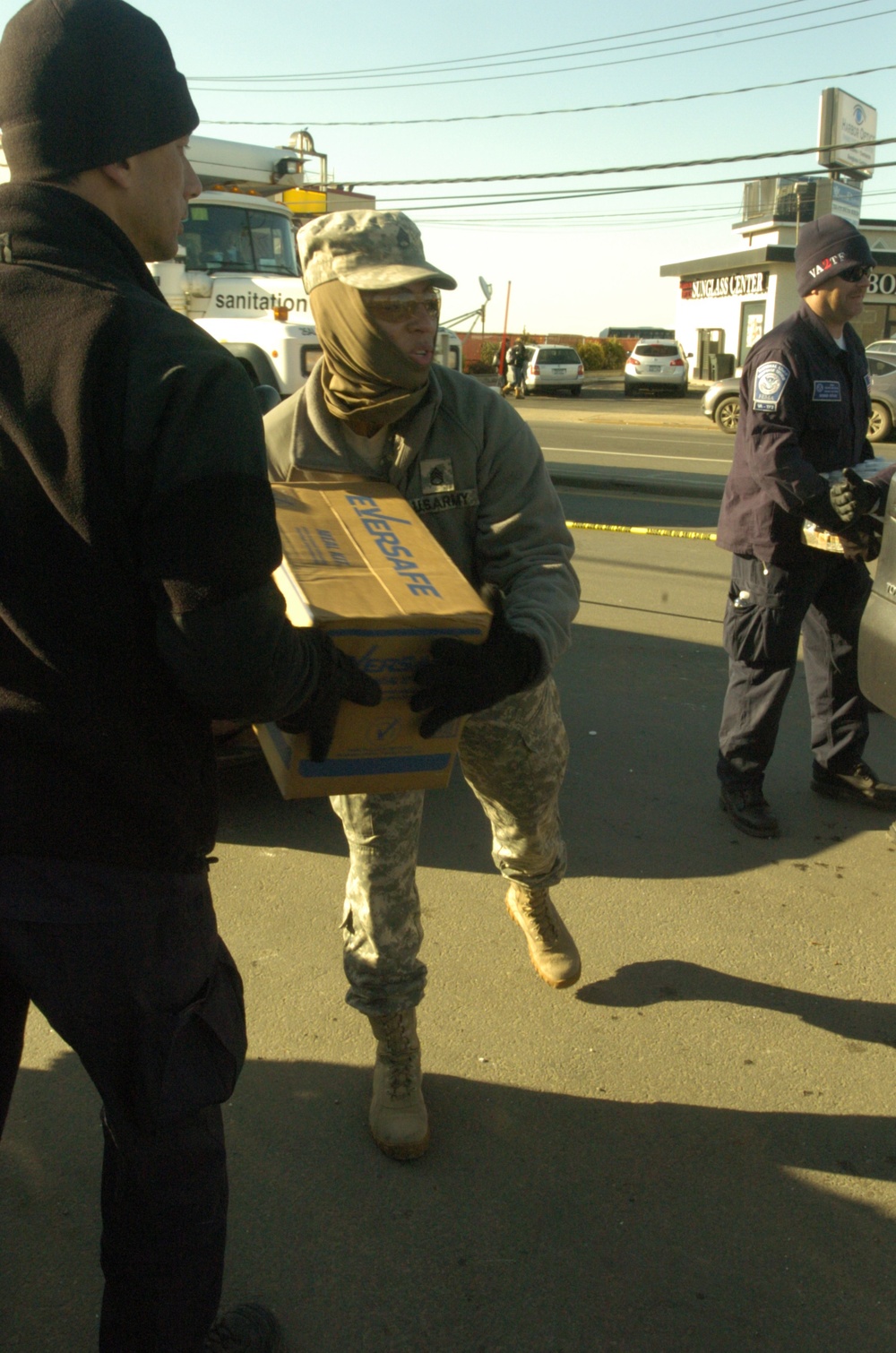 New York National Guard delivers food