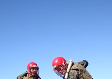 Recruits learn hand to hand combat skills