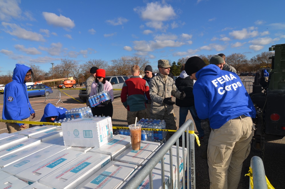 FEMA Corps youth assist in sub-tropical storm Sandy relief efforts