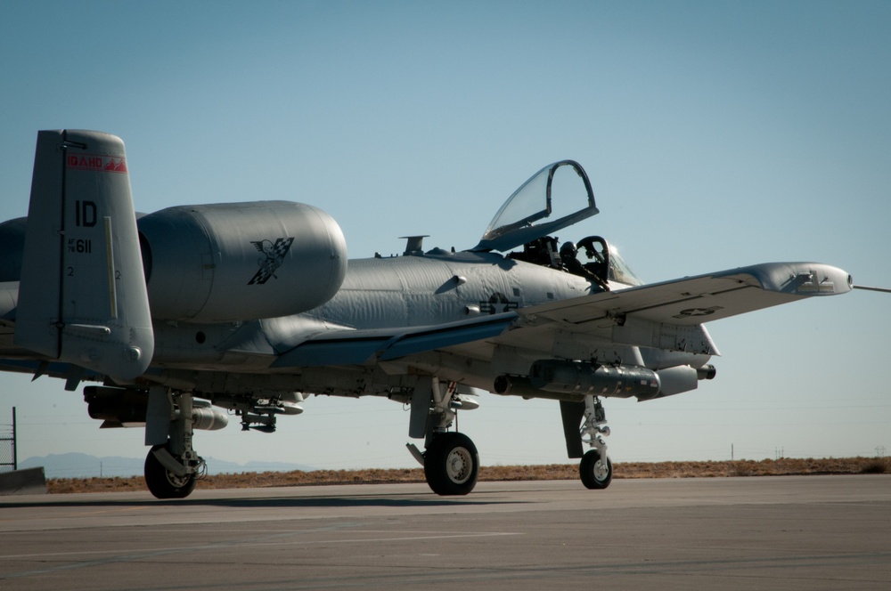 Idaho’s A-10s flying in the New Mexico skies